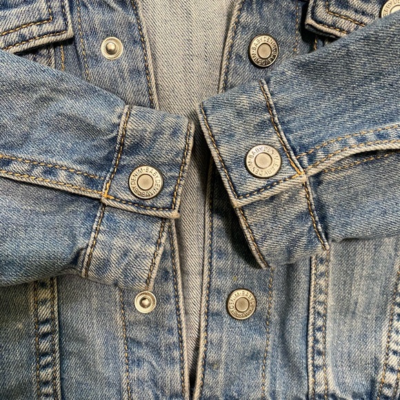H&M demon blue toddler jacket -1 1/2-2y - Picture 6 of 9